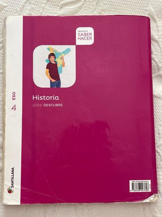 Libro Historia 4 ESO con sus 3 libros pequeños