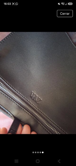 Bolso Zara semitrasparente negro