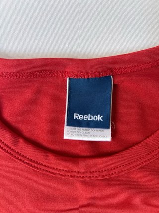 Camiseta Deportiva Reebok Mujer Talla M Roja