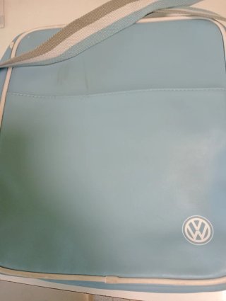 Bolso Bandolera Retro Volkswagen Azul y Blanco