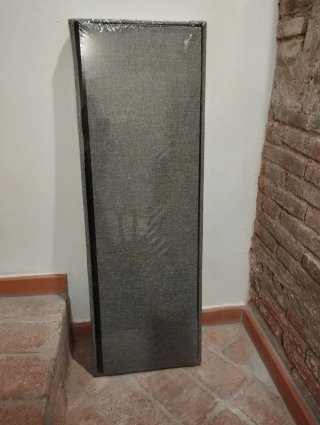 Banco baúl de almacenaje gris 110cm