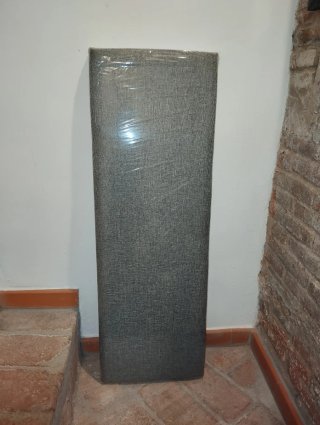 Banco baúl de almacenaje gris 110cm