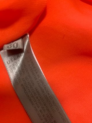 Vestido Uterque Naranja Talla Única