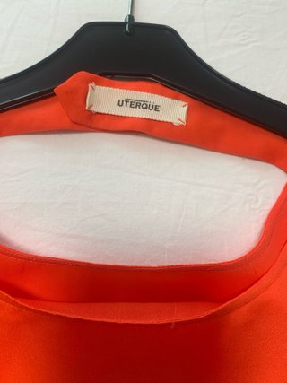 Vestido Uterque Naranja Talla Única