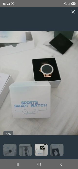 Reloj  smart watch Mujer ROLLSTIMI Oro y Plata