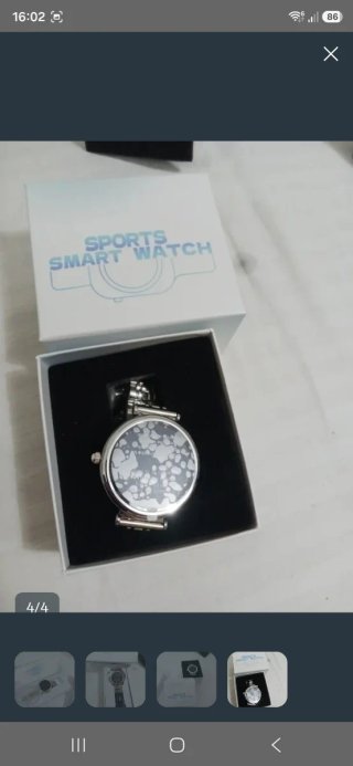 Reloj  smart watch Mujer ROLLSTIMI Oro y Plata