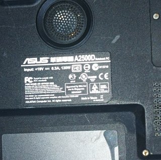 ASUS A2500D Laptop PC