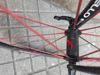 Bicicleta Pinarello Carbono Roja
