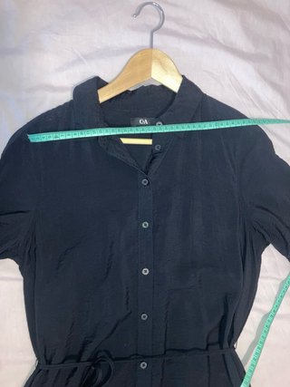 Vestido camisero C&A negro verano