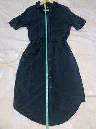 Vestido camisero C&A negro verano