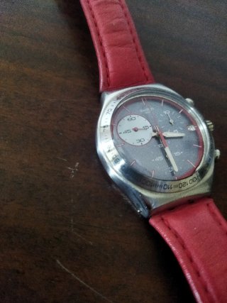 Orologio Swatch Irony Chrono RED WINK (YCS558)