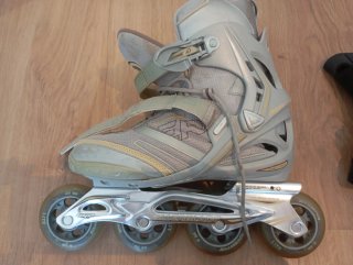 Patines RollerBlade Mujer T 38-39 y Protectores