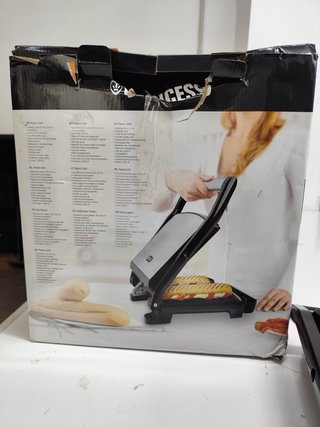 Princess 112415 Grill para Bocadillos