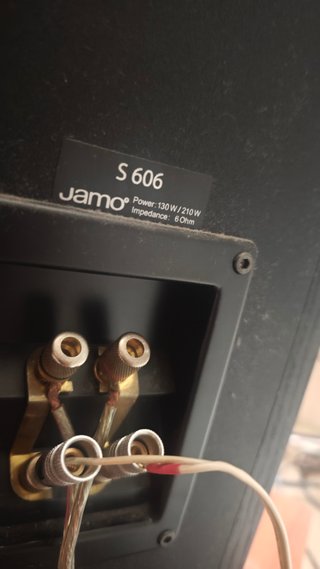 Altavoces Jamo S606 Negro/Plata