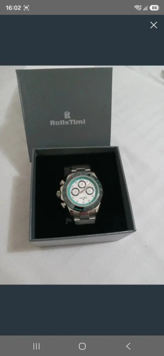 Reloj RollsTimi Plata y Turquesa
