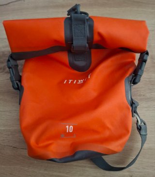 Bolsa seca Itiwit 10L impermeable naranja