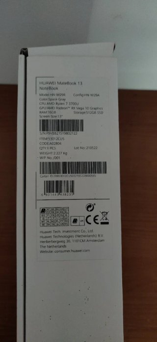 Huawei Matebook 13 Grigio/Argento