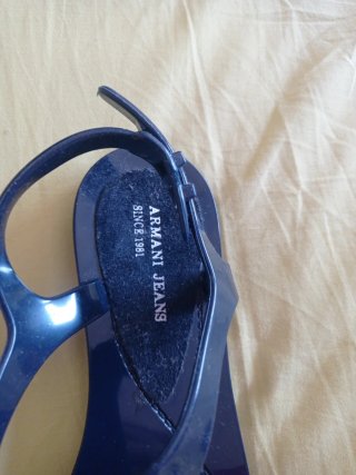 Sandalias Armani Jeans Azul