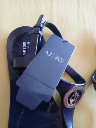 Sandalias Armani Jeans Azul