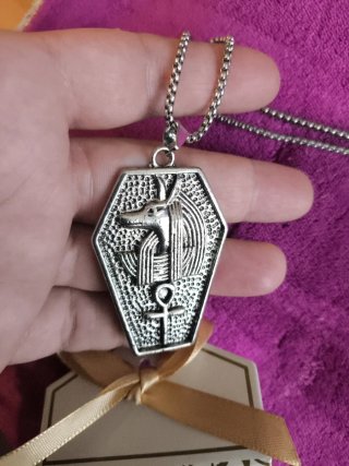 Colgante Anubis Egipcio Plata