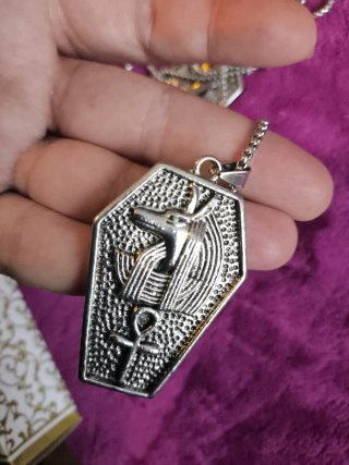 Colgante Anubis Egipcio Plata