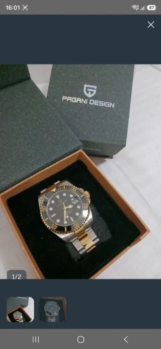 Reloj PAGANI DESIGN Hombre Oro/Plata