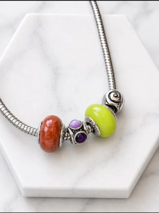 Collar y pulsera Oliver Weber Collection con crist