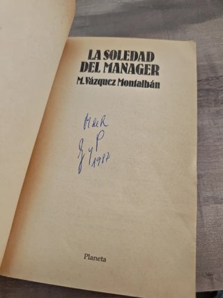 La Soledad Del Manager