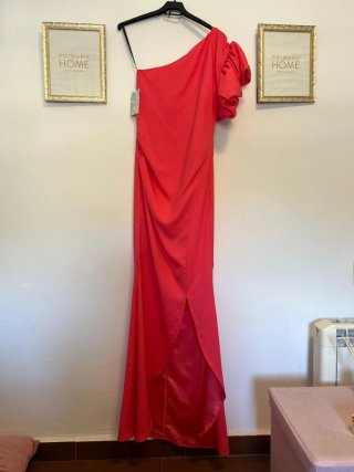 Vestido largo fiesta rojo