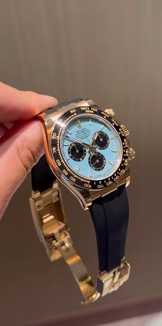 Rolex Daytona Oro Azul Goma
