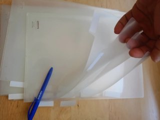 6 Clasificadores plásticos fundas