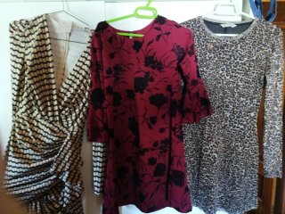 Lote 3 vestidos estampado