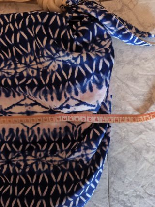 Bolso de playa nuevo azul y blanco