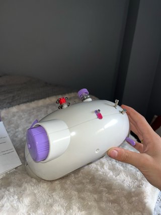 Mini Máquina Coser Portátil Doble Hilo
