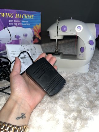Mini Máquina Coser Portátil Doble Hilo