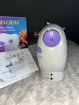 Mini Máquina Coser Portátil Doble Hilo