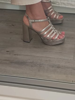 Sandalias Refresh Plataforma Plomo