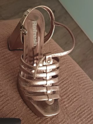 Sandalias Refresh Plataforma Plomo
