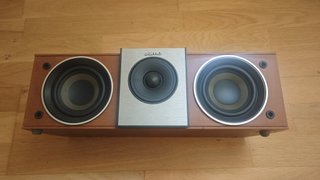 Altavoz Central Jamo Marrón y Negro