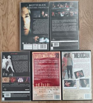 Lote 5 VHS Cine Retro 2000s