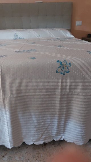 Copriletto matrimoniale vintage floreale