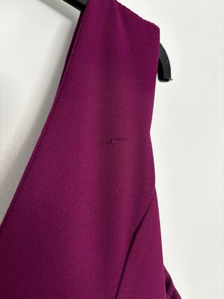 Traje de Flamenca Beige y Morado