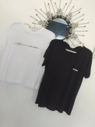 Lote 2 Camisetas Mujer Talla M