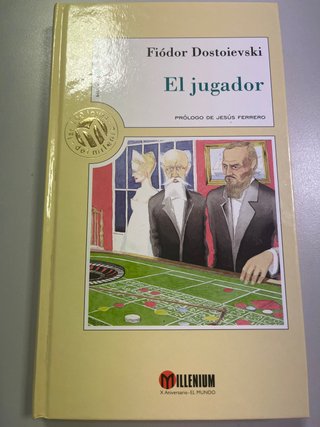 Libro el jugador de Dostoievski tapa dura
