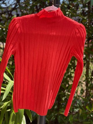 Maglione MissKiss collo alto corallo taglia S