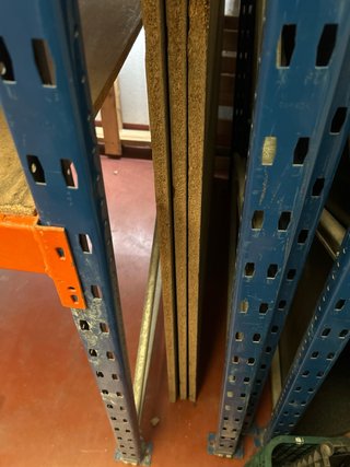 Estantería industrial metálica y madera PACK