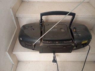 Radio Caset CD CFD-112 Antiguo