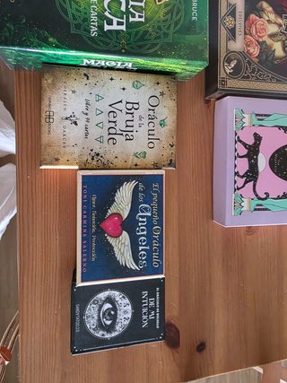 Set di tre oracoli: Strega Verde, Angeli, Intuitivo