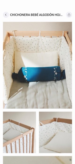 Chichonera y organizador Zara Home bebé