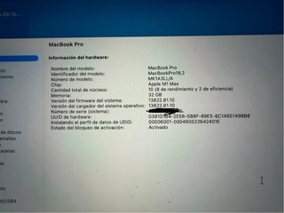 MacBook Pro 16” M1 Max | 32 GB RAM | 1 TB SSD